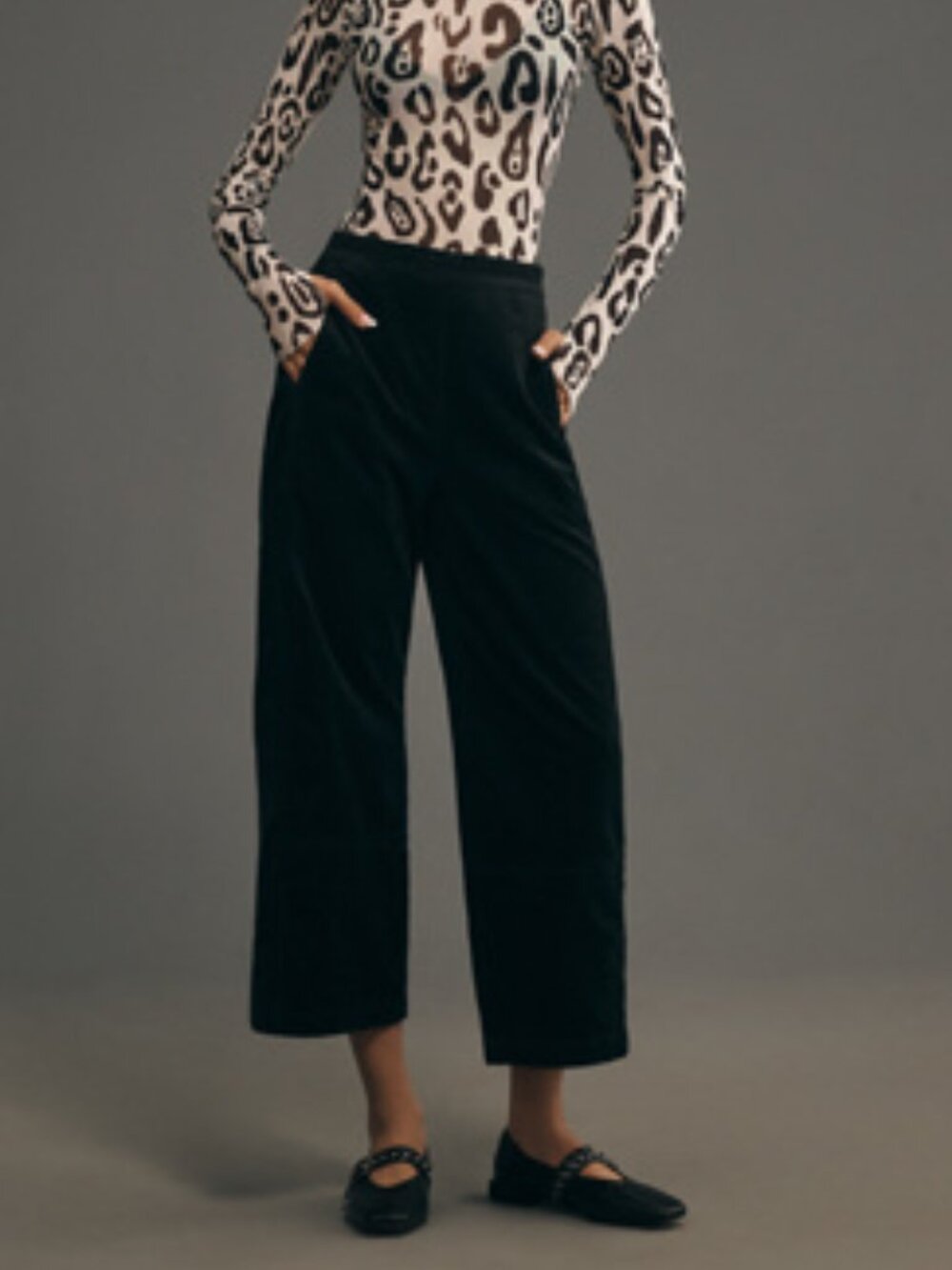 Anthropologie Pilcro Izzie Relaxed Corduroy Pull-On Barrel Pants Size Small